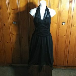 "Speechless" Black Mid Length Party Dress